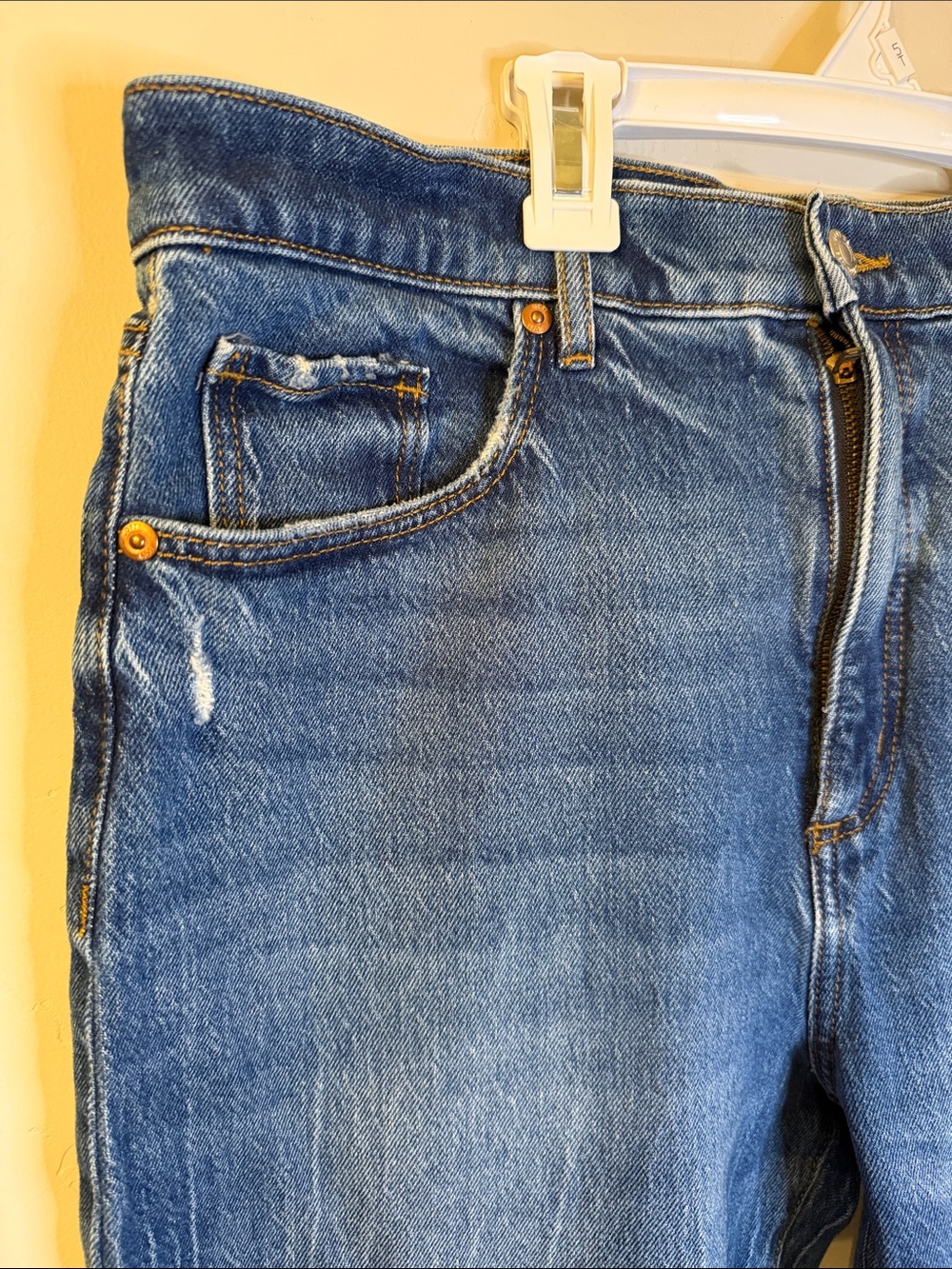 LOFT Women’s Classic Blue Mom Jeans - Picture 2 of 3
